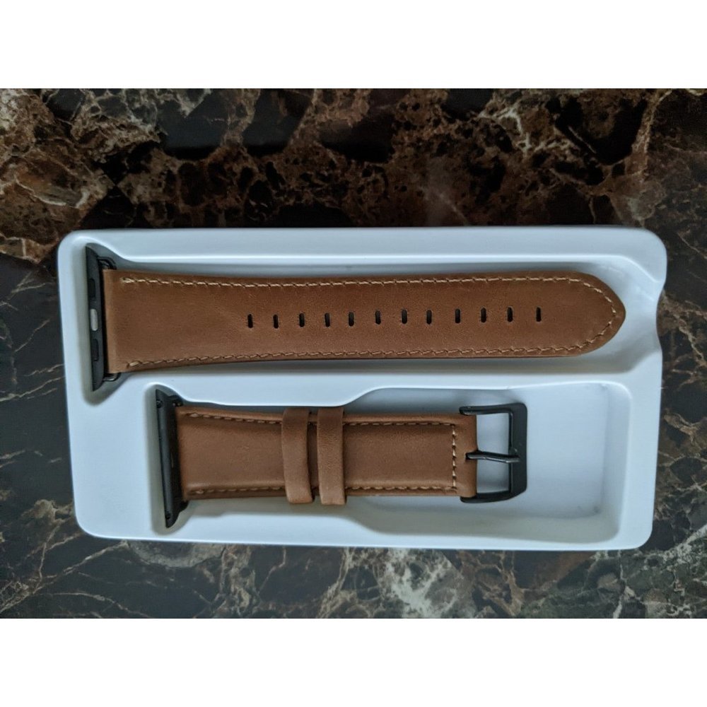 Brand New Real Genuine Leather Brown Apple Watch Band